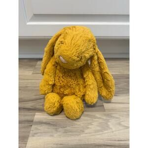 Jellycat Medium Bashful Saffron Bunny - Rare Retired Medium Rabbit 12” Yellow